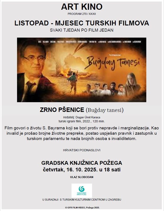 Art kino 30.10.2025.