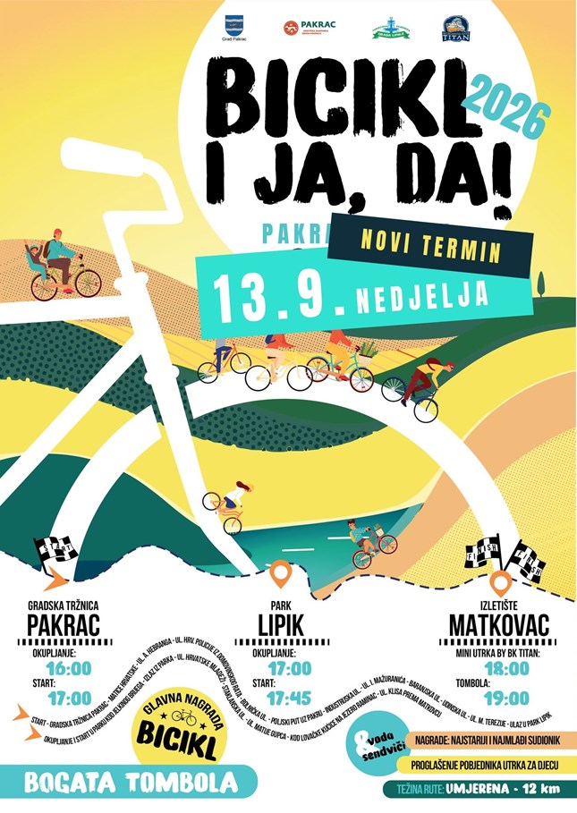 Biciklijada Pakrac–Lipik 2026
