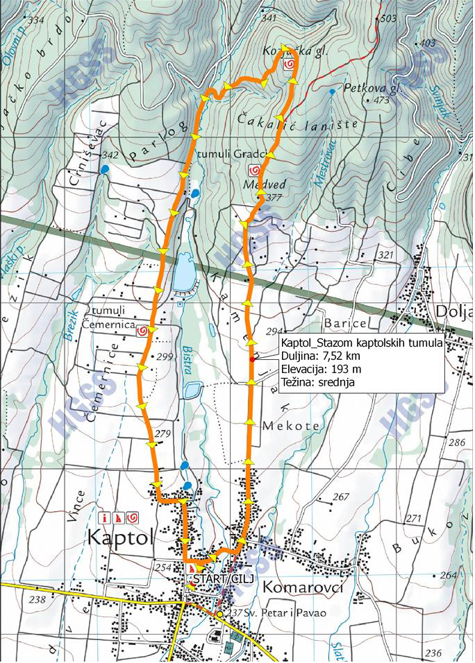 Rutom kaptolskih tumula