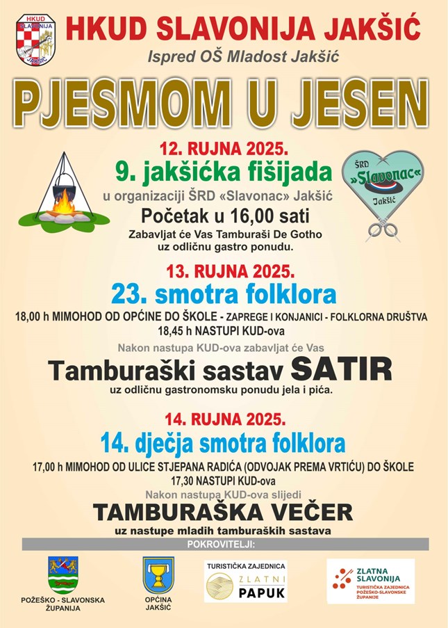 Pjesmom u jesen 2025.