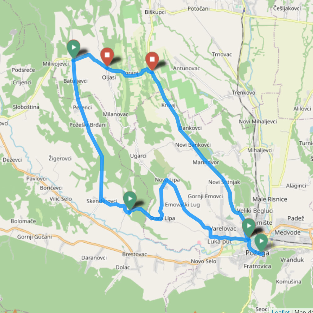 Požega – Bike & Wine Zlatni lug