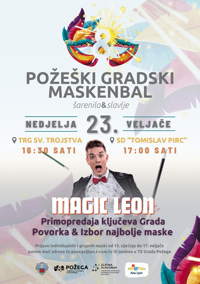 Požeški Gradski Maskenbal 2025. Plakat Page 0001