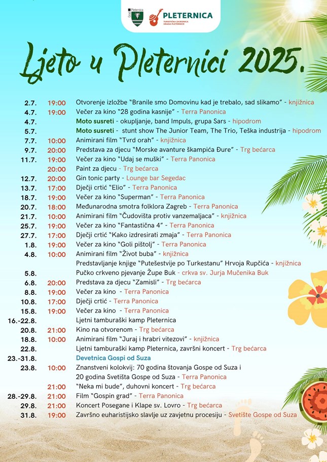 Ljeto u Pleternici 2025