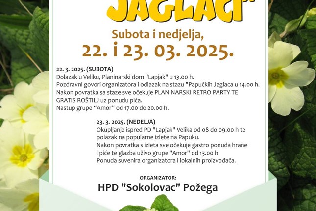 Papuk će procvjetati u znaku jaglaca: Najavljeni 43. Papučki jaglaci s bogatim dvodnevnim programom - Slika 3