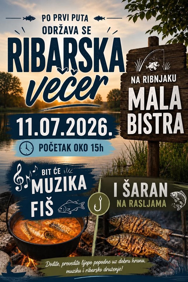 Ribarska večer Kaptol 2026