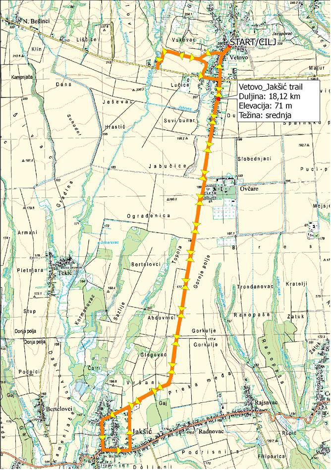 Vetovo - Jakšić trail