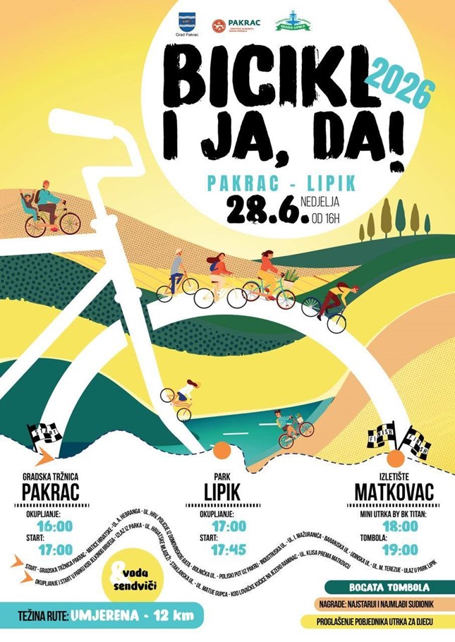 Biciklijada Pakrac–Lipik 2026