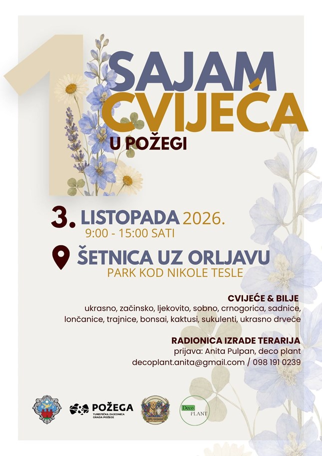 1. Sajam cvijeća u Požegi