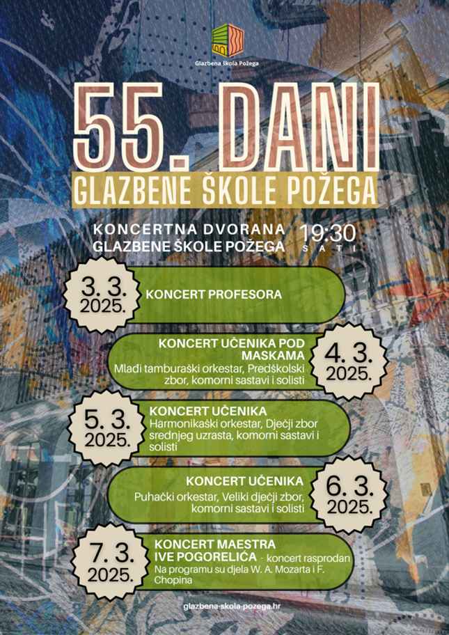 55. Dani Glazbene škole Požega