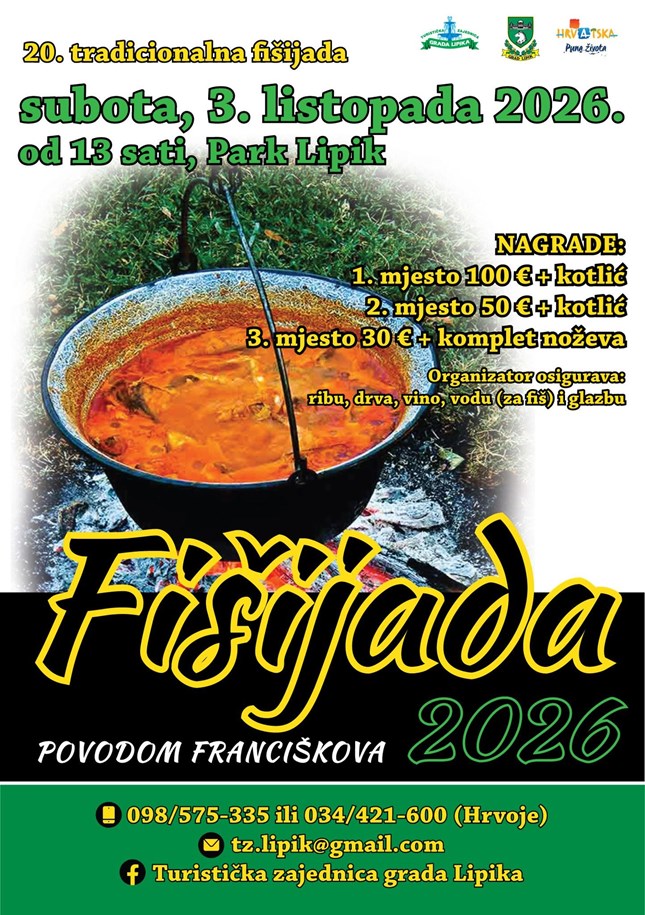 Fišijada u Lipiku 2026