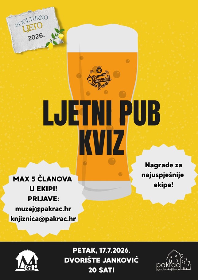 Ljetni pub kviz 2026