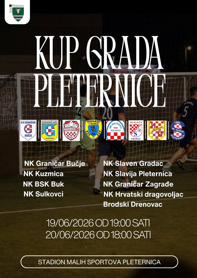 Kup grada Pleternice 2026