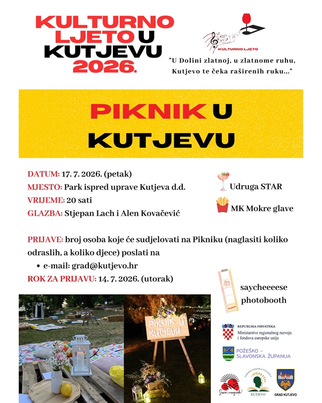 Piknik u Kutjevu 2026