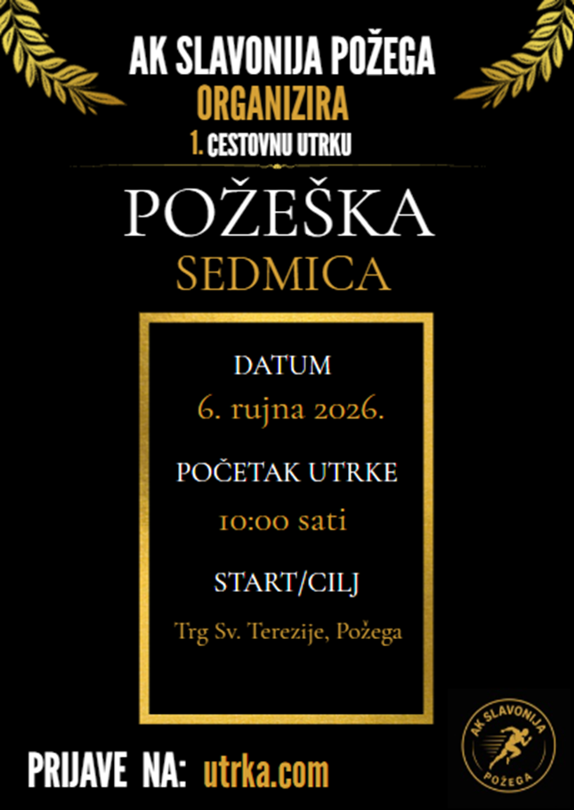 1. cestovna utrka „Požeška sedmica” 2026
