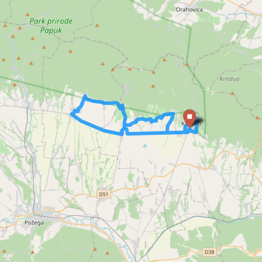 Kutjevo – Venje – Vetovo – Kaptol