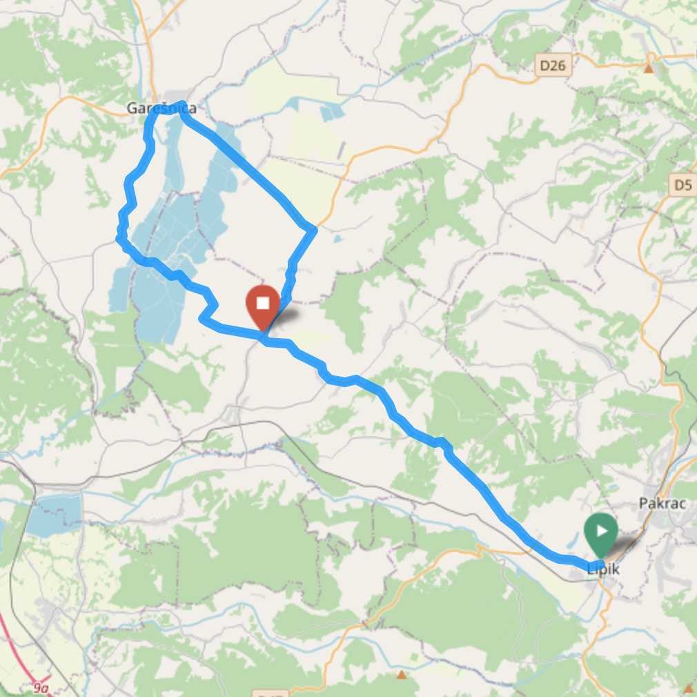 Let do ribnjaka u Marinom selu