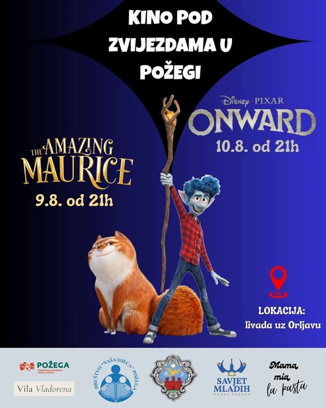 Kino pod zvijezdama uz Orljavu 2026