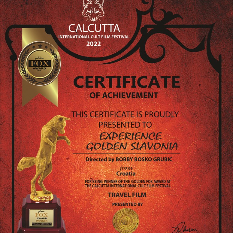 Promo film "Experience Golden Slavonia" nastavlja osvajati nagrade