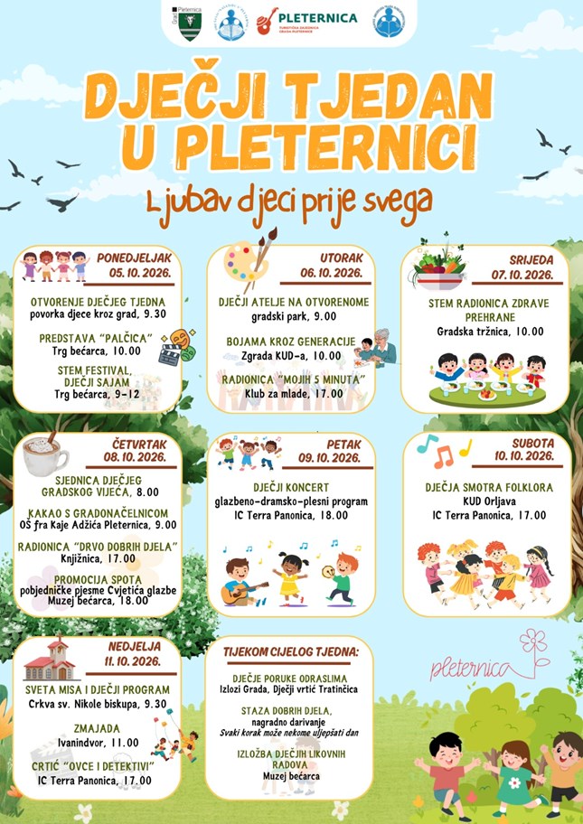 Dječji tjedan u Pleternici 2026