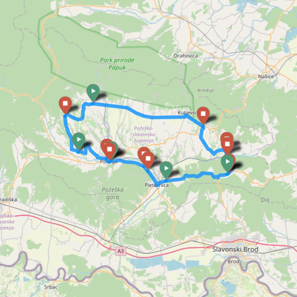 Zlatna dolina – Požeška kotlina kružna